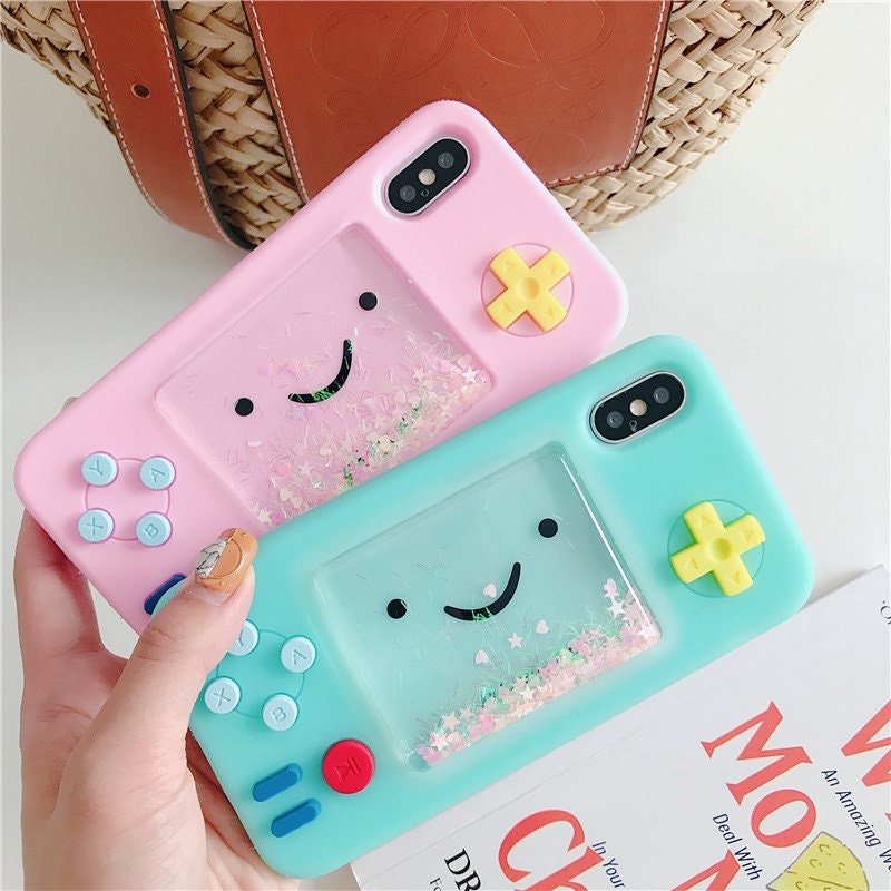 Squishy 3d Cartoon Gameboy Case Compatible With Iphone 6 7 8 Etsy