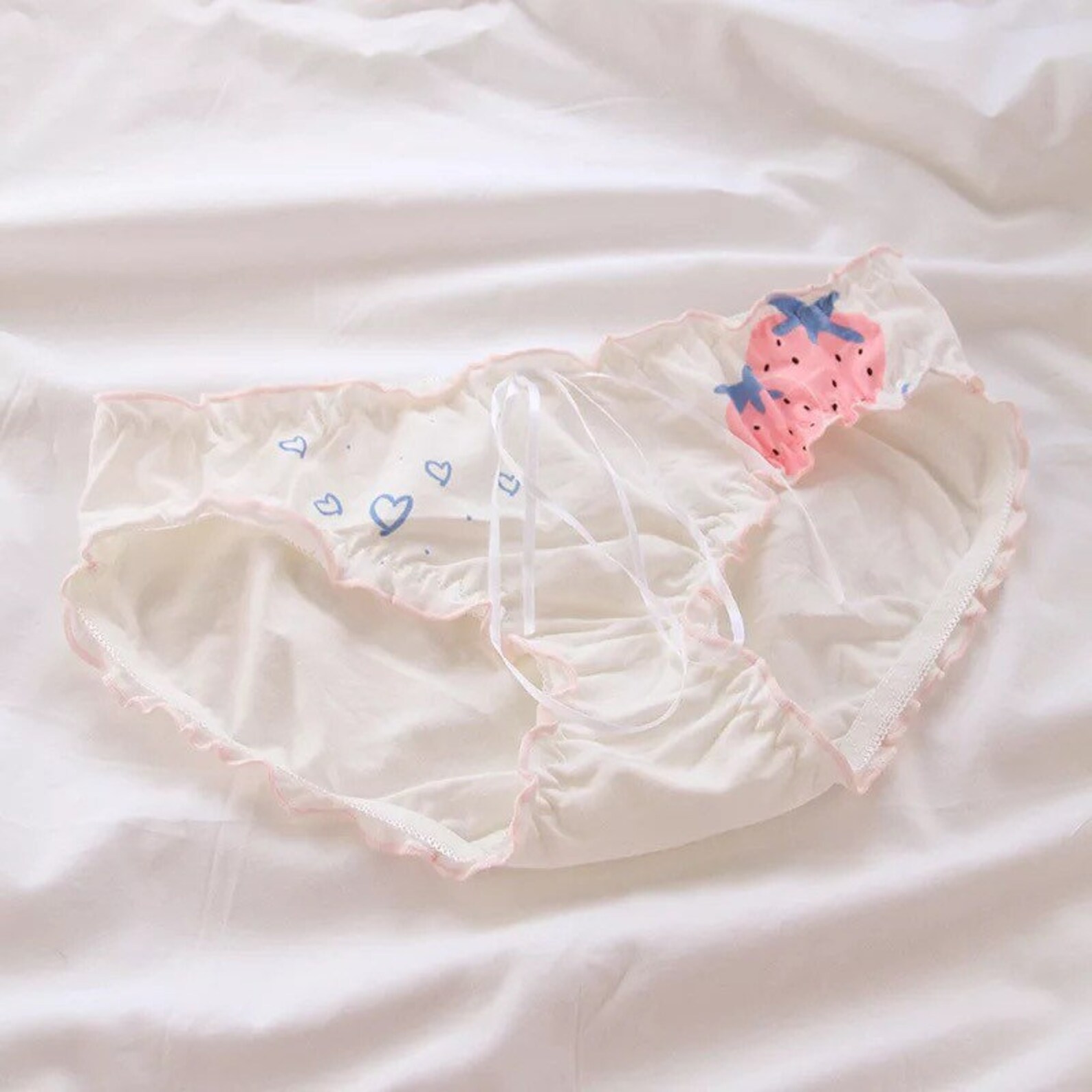 Cute Cartoon Fruit Underwear Women Pajama Pastel Sexy Panties Etsy