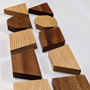 Home Square Juego de estantería de madera de 5 estantes en pino recuperado  (juego de 2)