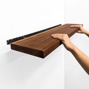 Long Mahogany Floating Shelves | 12" to 60" lengths