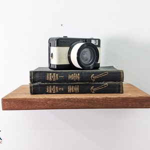 mahogany shelf for small wall decor