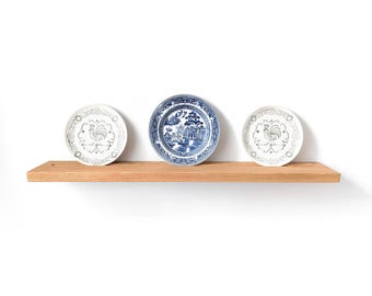 Plate Display Shelf in Oak