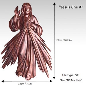 Sacred Jesus heart 3d STL Model for CNC Router Relief Artcam Aspire Engraver Carving Machine &quot;Sacred Jesus heart&quot;