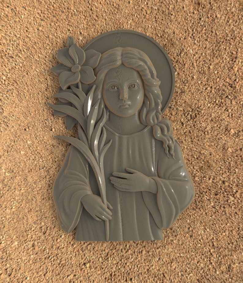 Angel Girl 3D STL Model for CNC Router - Etsy