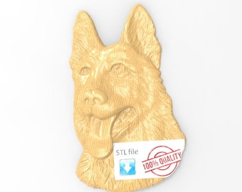 Dog 3d STL Model for CNC Router Relief Artcam Aspire Engraver Carving Machine " Dog"