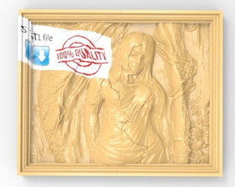 Demons Around 3D STL Model, CNC Router Carving (Digital Download)
