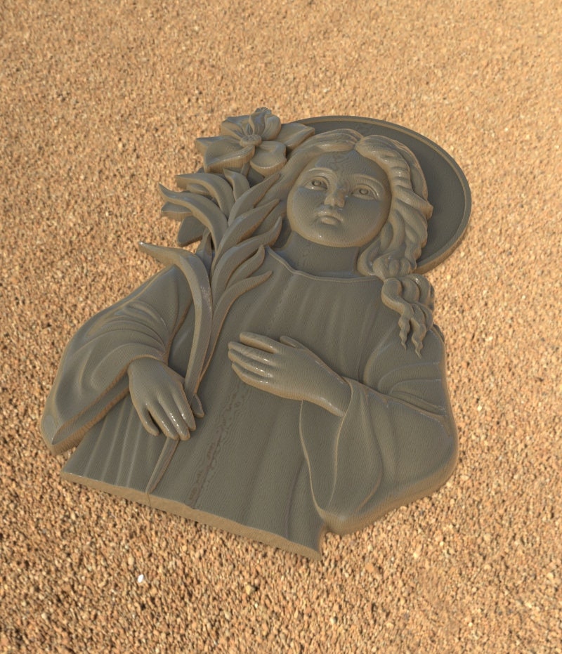 Angel Girl 3D STL Model for CNC Router - Etsy