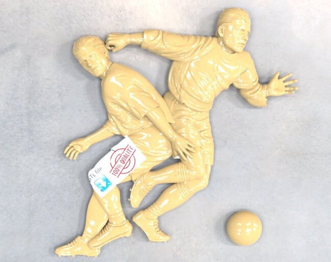 Football Players 3D STL Model for CNC Router - Etsy