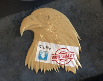 Modelo STL 3D de águila para fresadora CNC, grabadora de relieves Artcam Aspire "EAGLE"