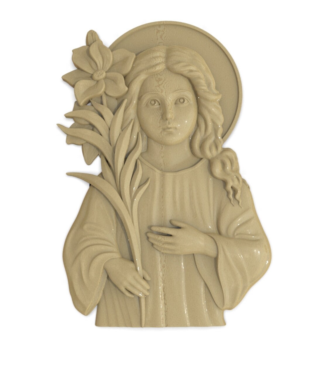Angel Girl 3D STL Model for CNC Router - Etsy
