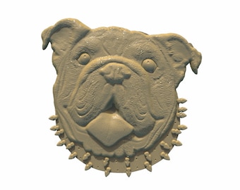 Pug Dog 3D Model STL for CNC Router