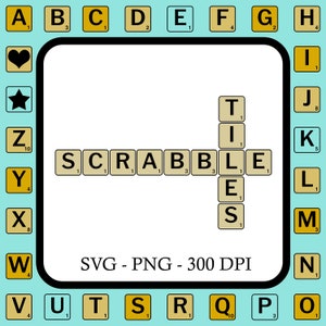 Scrabble Tiles SVG