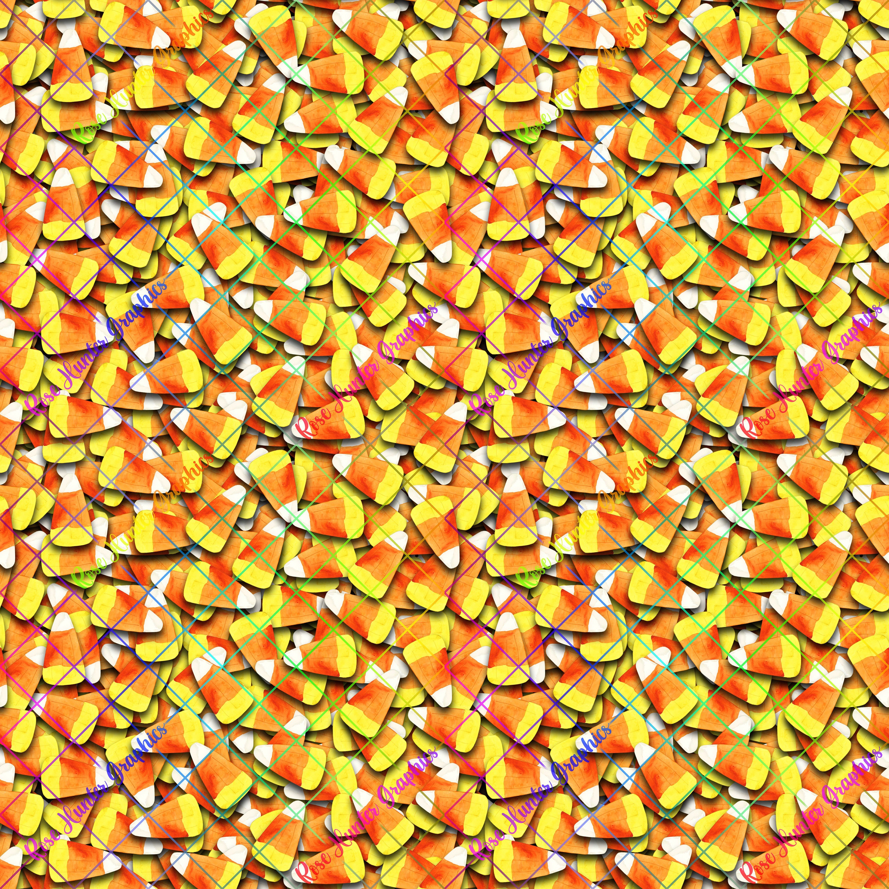 Candy Corn Madness - Seamless Pattern - Etsy