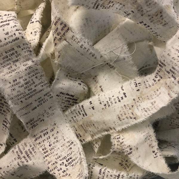 Newspaper Fabric Etsy