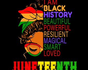 Camiseta de celebración de los antepasados: SVG PNG de mujeres negras de Juneteenth