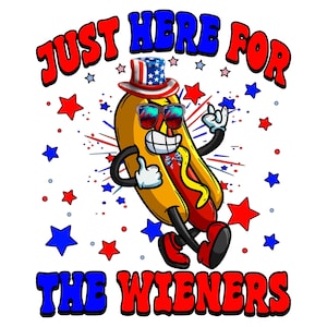 Divertido diseño PNG SVG de perrito caliente del 4 de julio: salchichas imagen 4