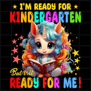 Back to School png Bundle, I&#39;m Ready for Kindergarten But is it Ready for Me png, Pre k png, preschool,Groovy shirt, Digital Download Png