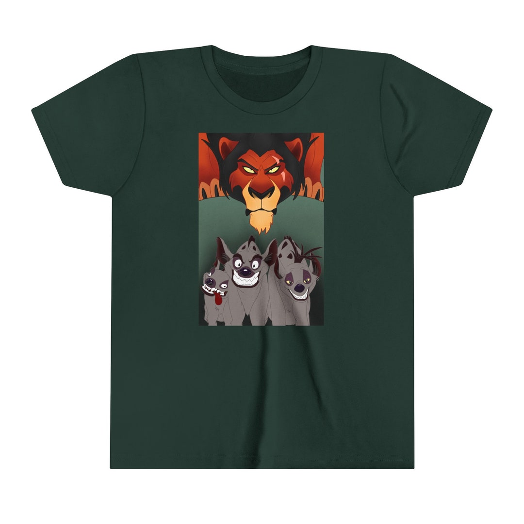 The Lion King's Scar and Hyenas Kids' Short Sleeve Tee - Etsy