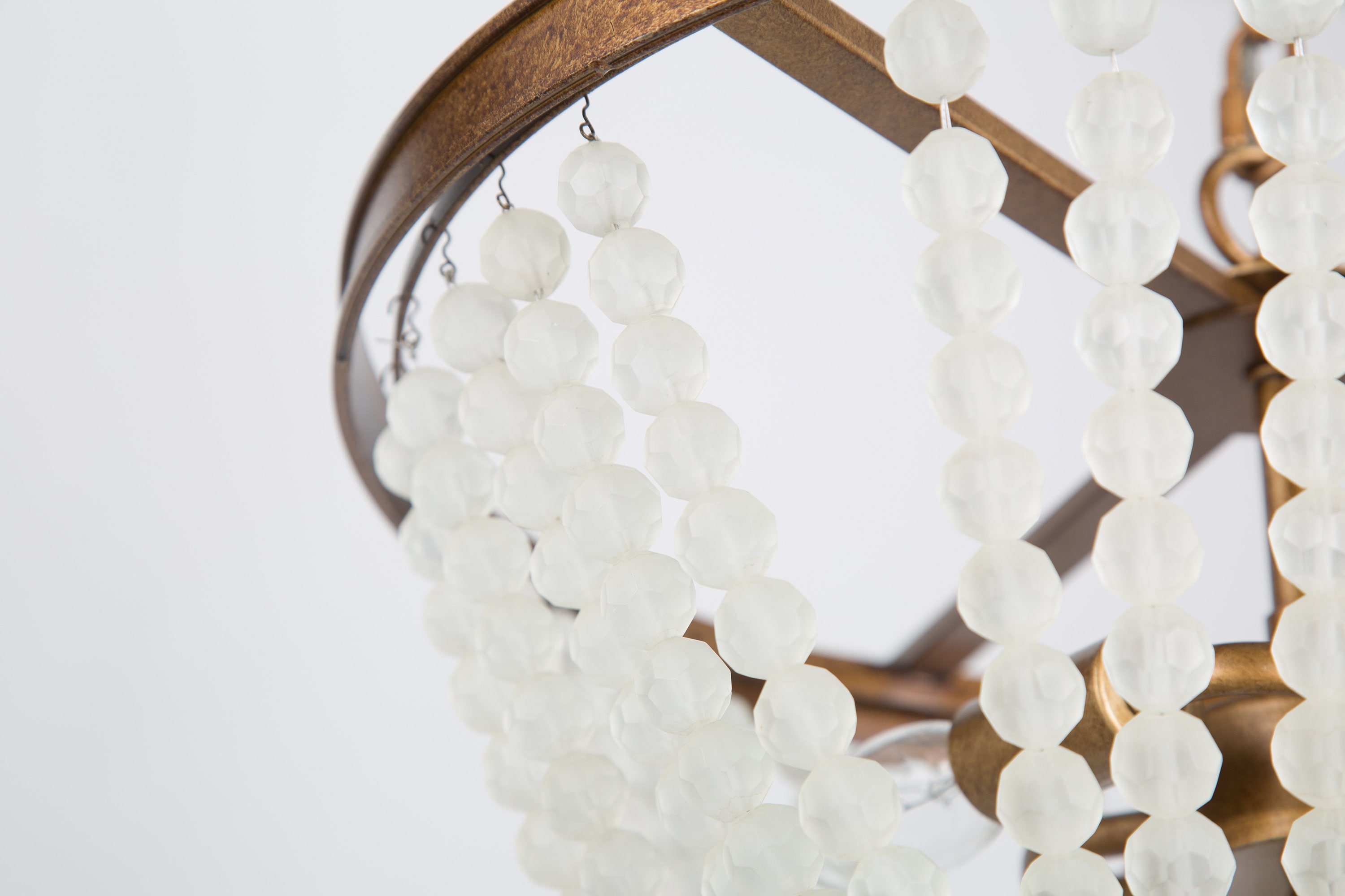 Bead Chandelier Bohemian Decor Chandelier Lighting Empire Etsy