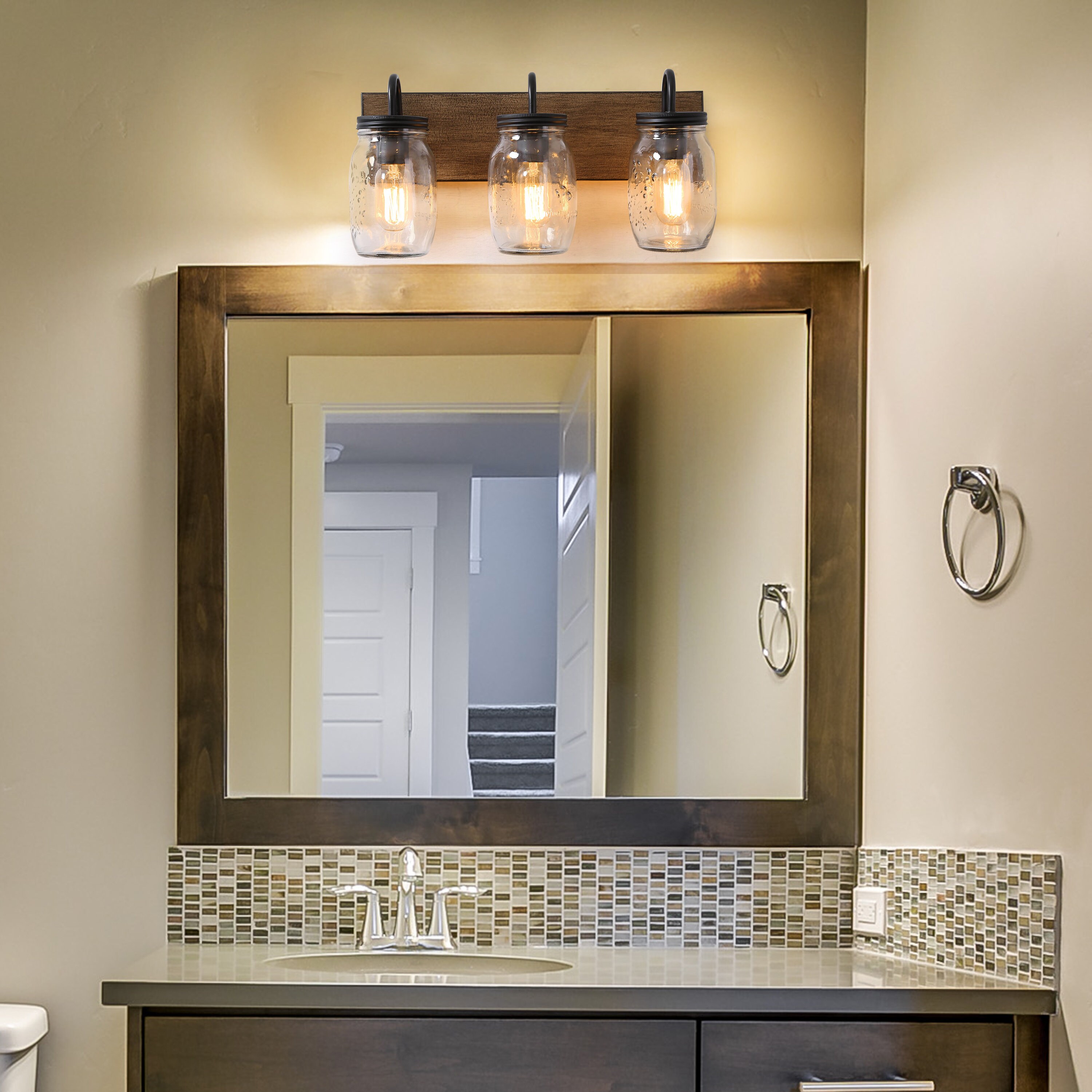 Mason Jar Lights Bathroom Vanity Light Mason Jar Mason Jar Etsy