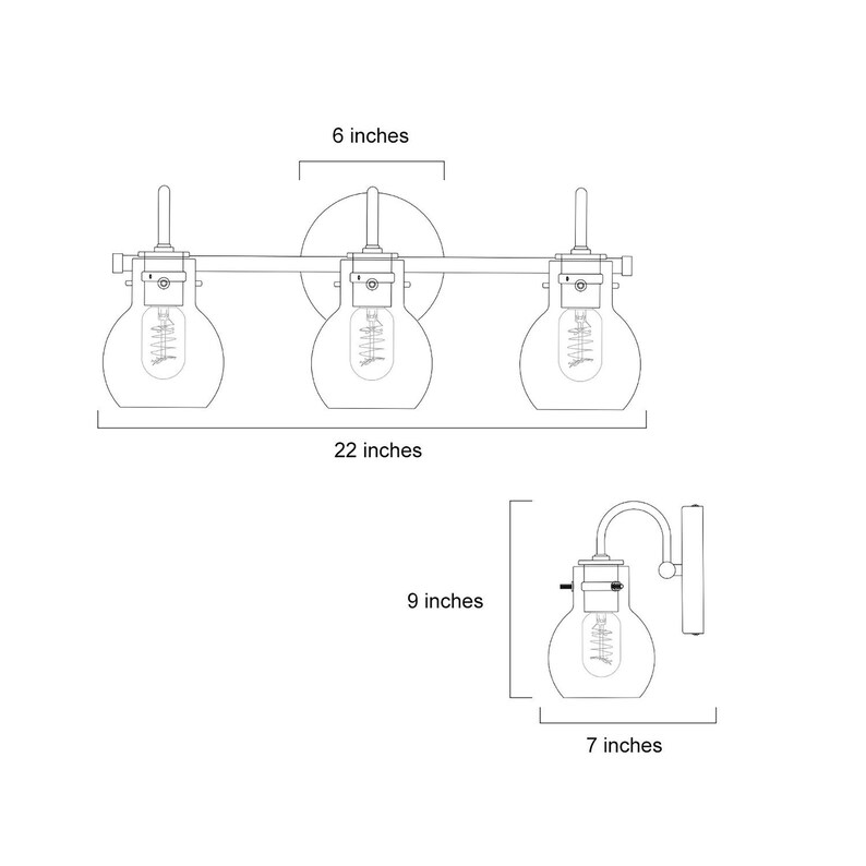 Brass Vanity Light Bathroom Lights Bathroom Wall Sconce Etsy