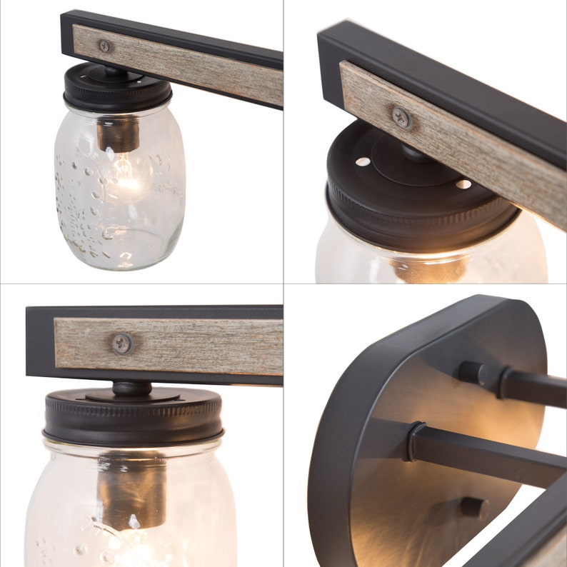 Mason Jar Lights Bathroom Vanity Light Mason Jar Mason Jar Etsy