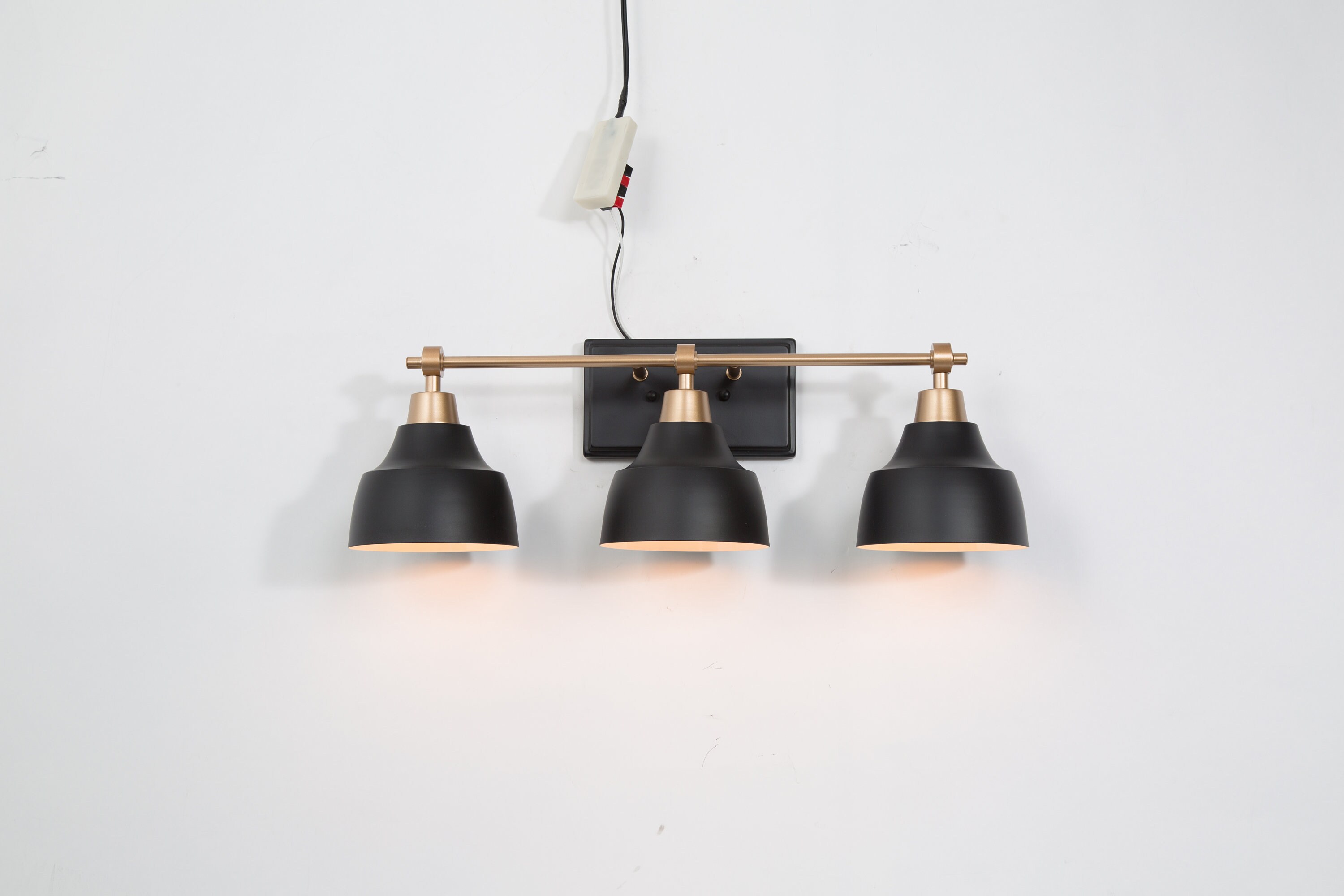 Iluminación de baño luz de tocador negro luces de tocador | Etsy