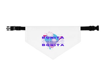 Grote Bonita Pet Bandana Collar, hondenbandana, bonita huisdieren, cadeau voor dierenliefhebbers, hondenmerchandise