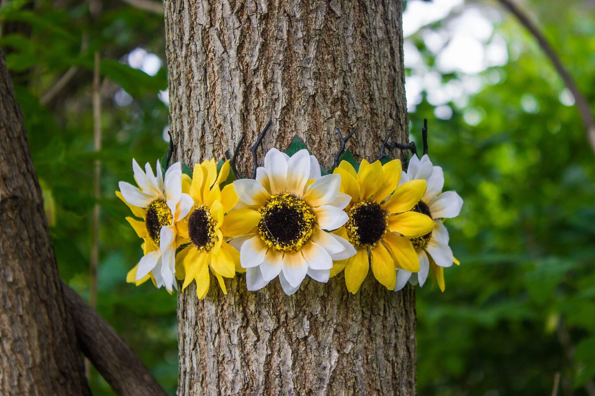 Golden Hour Large Dog Flower Crown - Blazes Battle
