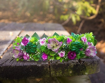 Garden Party Medium Dog Flower Crown - Easter / Spring Collection