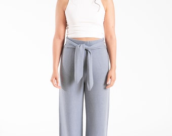 Cashmere Wrap Belt Pant