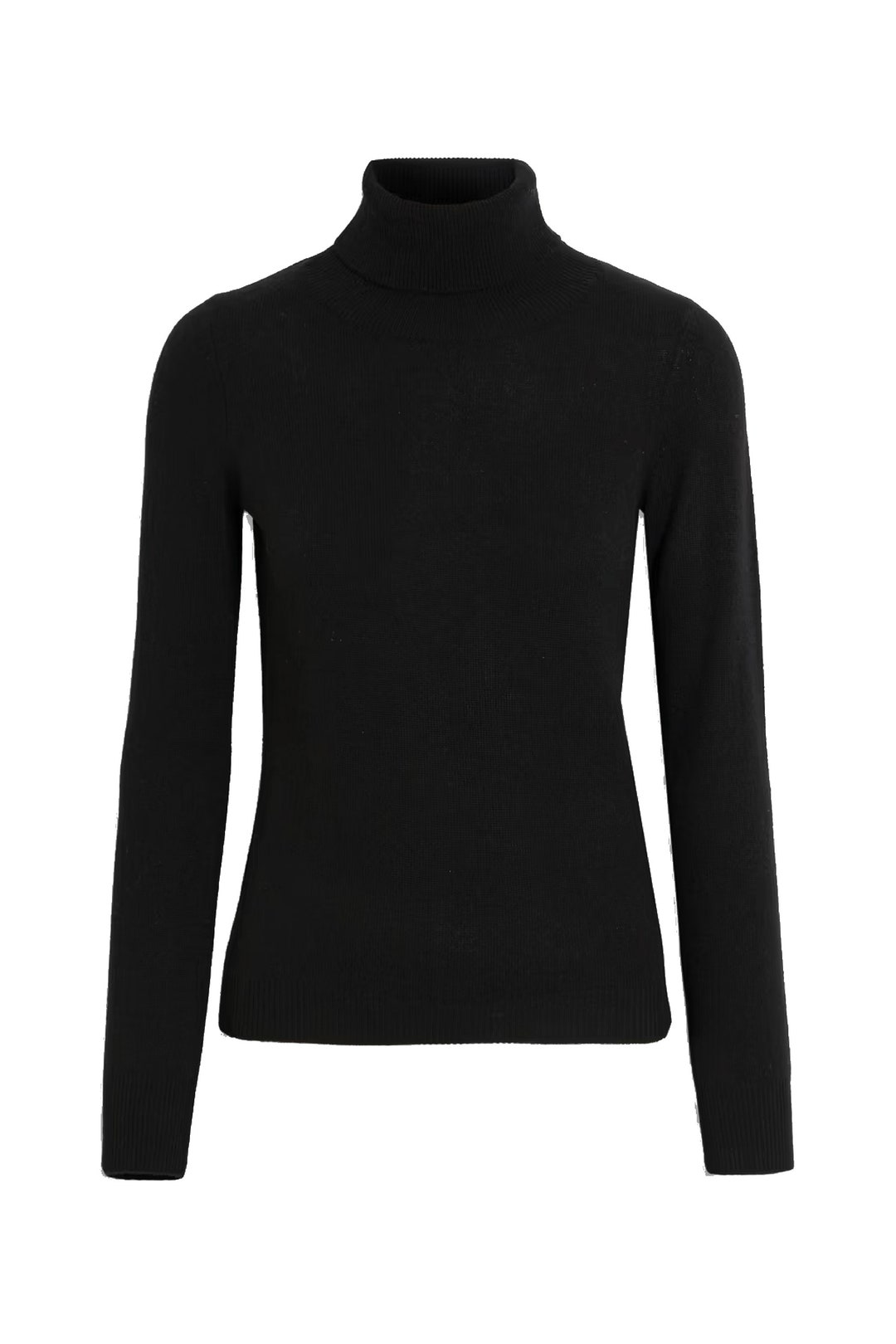100 Cashmere Turtleneck Sweater Etsy