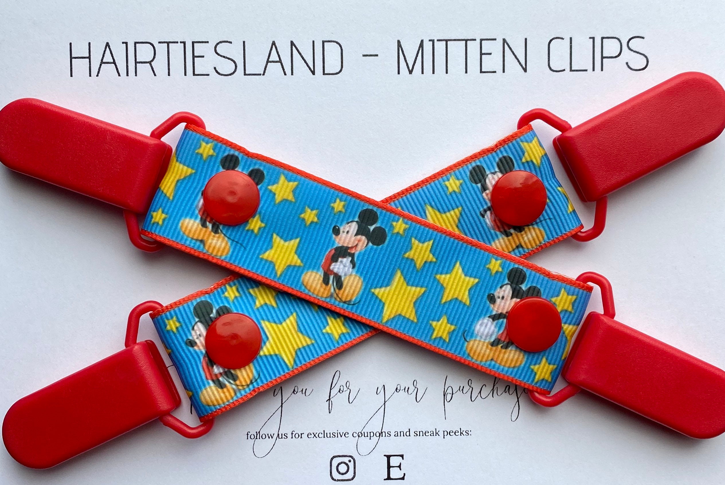 MITTEN CLIPS for Kids Double Side Glove Clips for Children Etsy