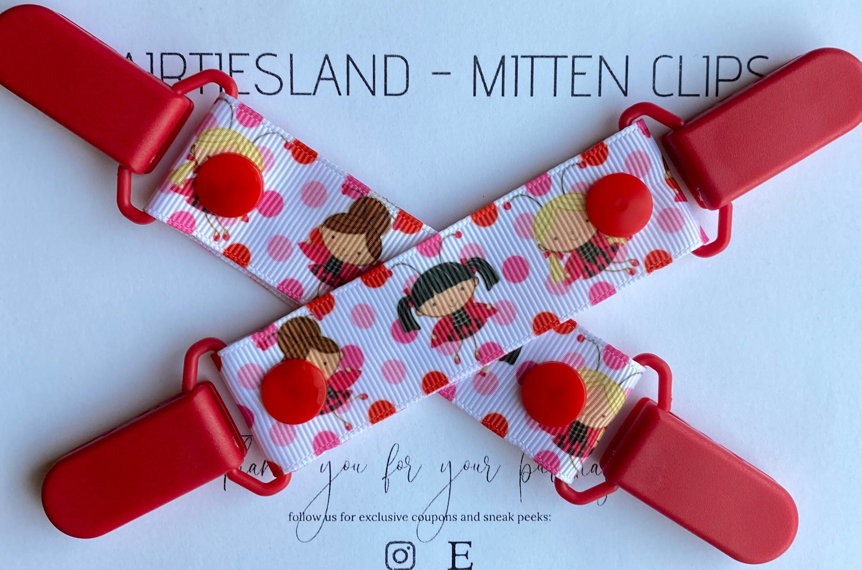 MITTEN CLIPS for Kids Double Side Glove Clips for Children Etsy