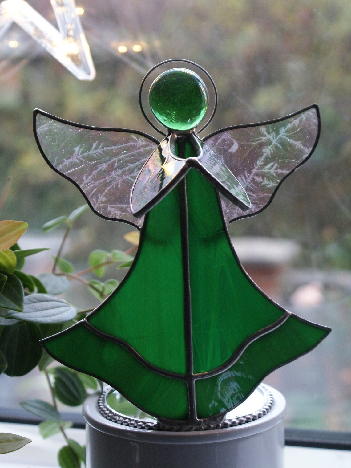 Stained Glass Angel Candle Holder / Tealight Burner / 3D Etsy
