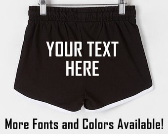 Create Your Own Personalized Property of Add Name Here Custom Booty Shorts 