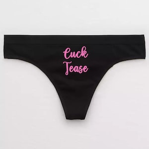Cuck Tease Thong / Queen of Spades QOS Panties / Big Black Cocks