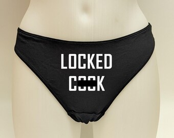 Locked Cock Sissy Bragas / Femboy Cuck Marido Tanga sph / MSub Femdom Lencería Cornudo Swingers Sissy Lencería Amante y Esclavo Masculino Sub