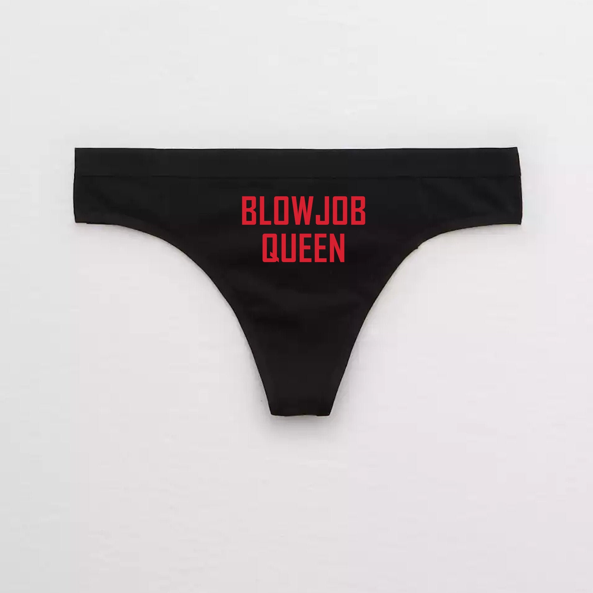 Blowjob Queen Slut Thong / Hotwife Cheating Panties / Cuck