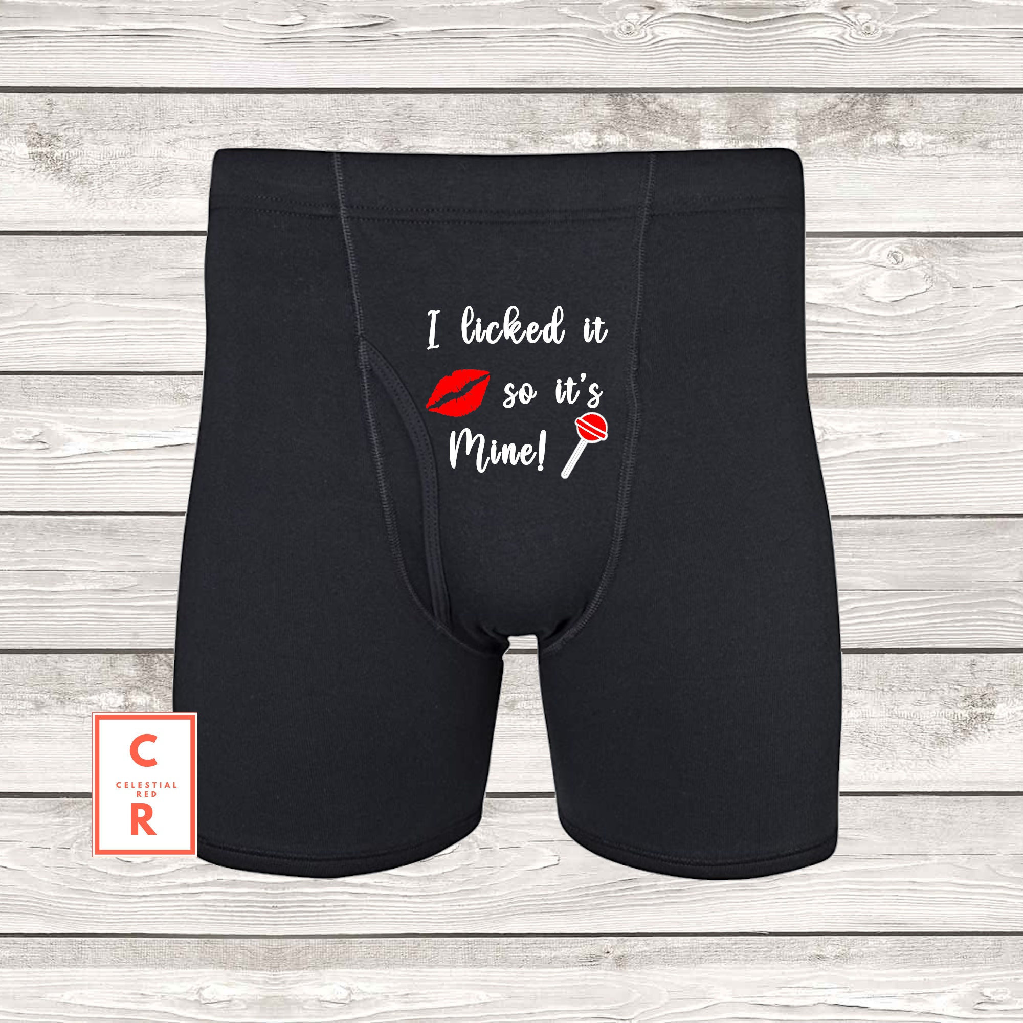 I Licked It Mens Boxer Briefs / Naughty Gift for Him Sexy Gift for  Boyfriend / BDSM Kink Naughty Mens Boxers / Funny Gag Gift Bachelor Party -   Canada