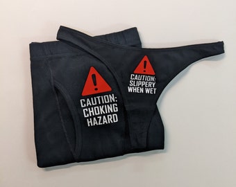 Couples Underwear Matching Set / Sexy Anniversary Gift / Couples Matching Clothing / Funny Panties Funny Boxers /Funny Gag Gift Bachelorette