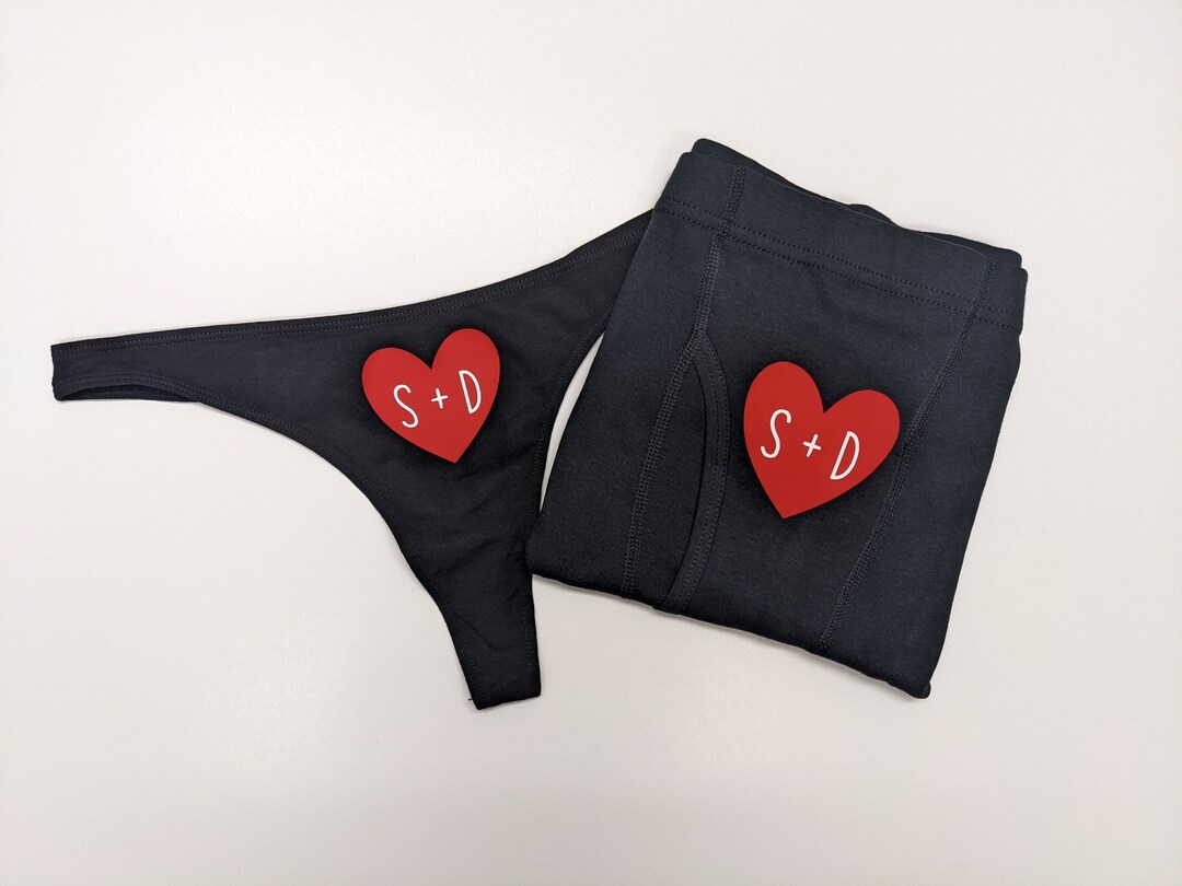 Koppels ondergoed bijpassende set / sexy jubileum cadeau / foto