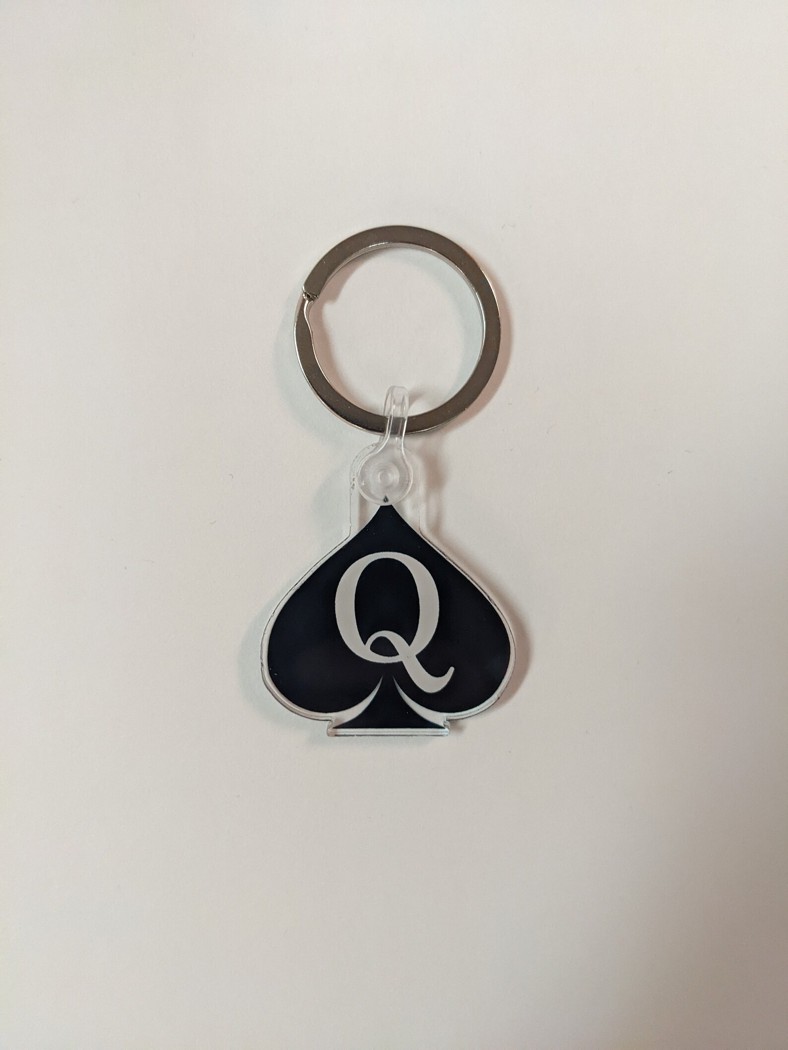 Queen of Spades Keychain / QOS Keyring Hotwife Cuckold Kink / Etsy