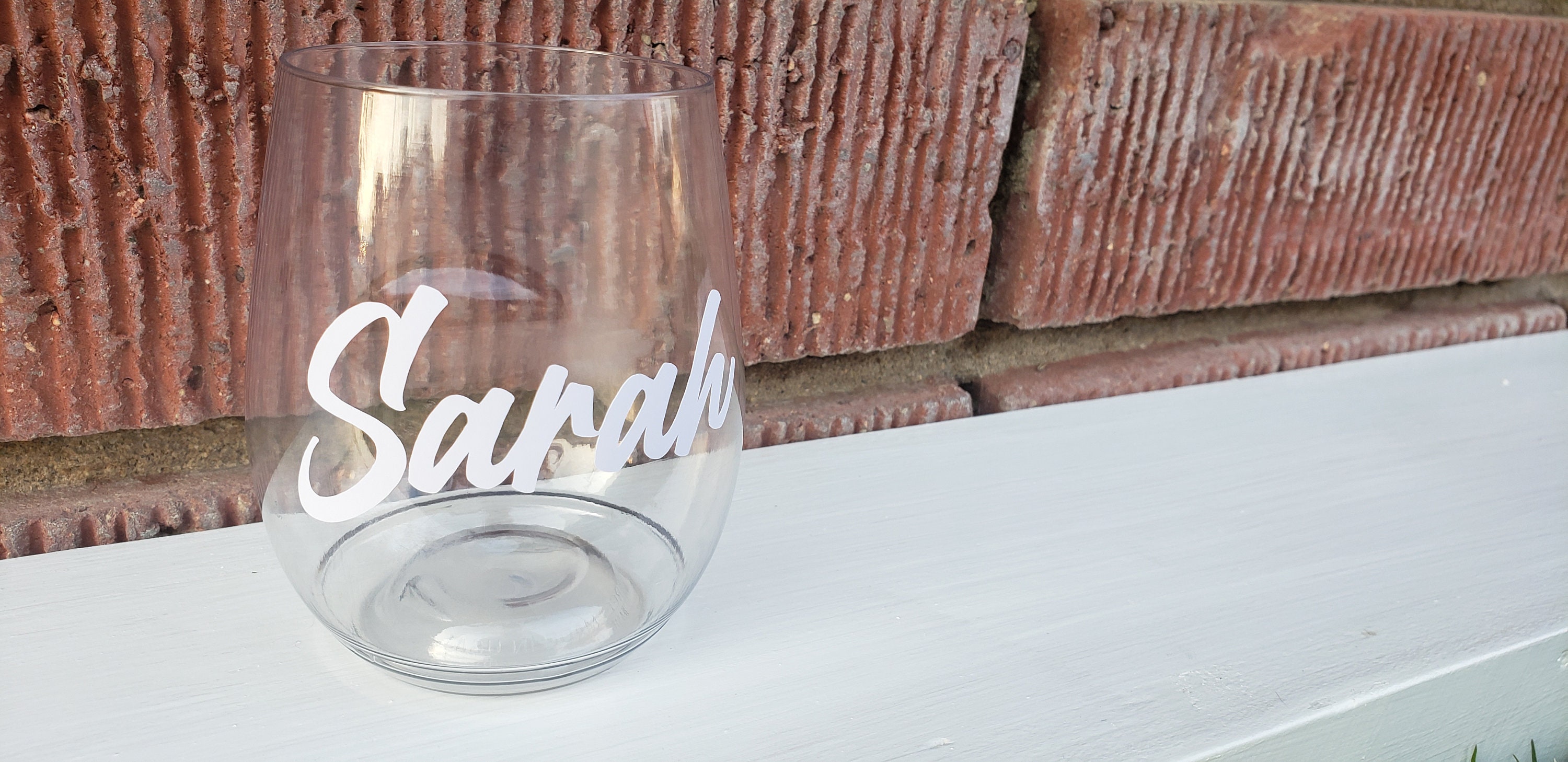 Personalized Vinyl Name Decal - Custom Name Tumbler Wedding Sticker - Etsy
