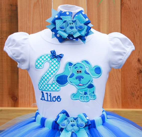 Kleding Meisjeskleding Babykleding voor meisjes Kledingsets Blues Clues Birthday Tutu Outfit 