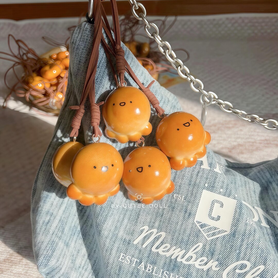 Expression Miniature Bakery Keychain, Cute Animal Bread Bag Charms ...