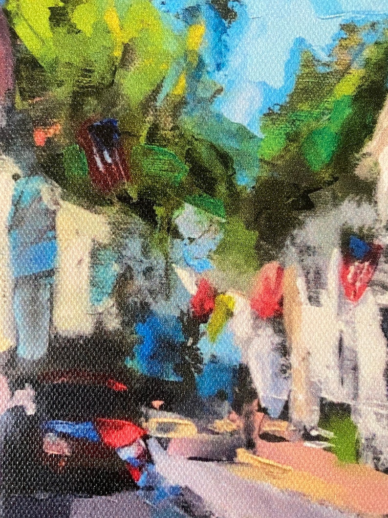 Edgartown Flags of Southwater Street Martha's Vineyard Etsy