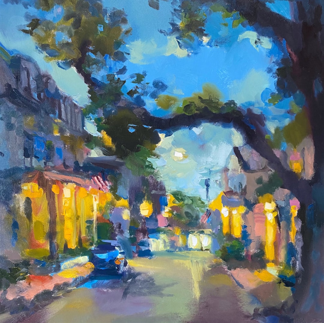 Edgartown Southwater Street Martha's Vineyard Canvas Print 12x12 Etsy