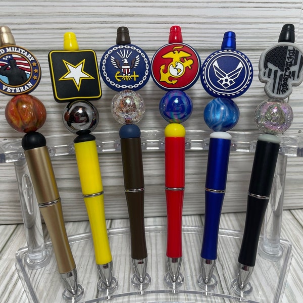 Custom Made Beaded Pens