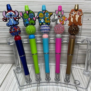 Custom Made Beaded Pens| Character Pens